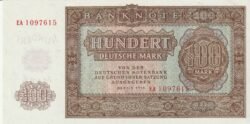 Alemania Democrática GDR-P-21, 100 Mark, 1955, UNC