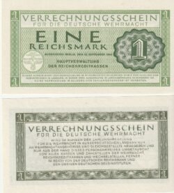 Alemania GER-P-M38, 1 Reichsmark, ND-1944, UNC