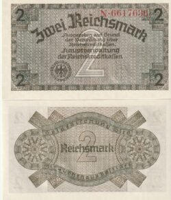 Alemania GER-P-R137a, 2 Reichsmark, ND-1940, UNC