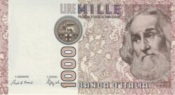 Italia ITA-P-109b, 1.000 Lire, 6-Enero-1982, Marco Polo, UNC