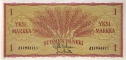 Finlandia FIN-P-98a(41), 1 Markkaa, 1963, UNC