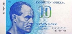 Finlandia FIN-P-113(38), 10 Markkaa, 1986, UNC