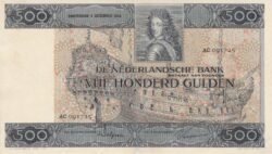 Holanda- NET-P-52, 500 Gulden, 3-Diciembre-1930, Nº.- AC091725, Look Scand, XF