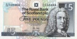 Escocia SCL-P-352e(10), 5 Pounds, 30-Noviembre-2010, UNC