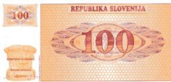 Eslovenia ESV-P-6, 100 Tolarjev, 1999, UNC