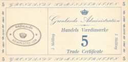 Groenlandia GRL-P-M9a, 5 Skilling, ND-1941, Uniface, UNC