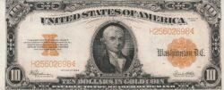 Estados Unidos USA-P-274(1), 10 $, 1922, Michael Hillegas, Nº H25602608, Look Scand, XF+
