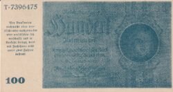 Alemania GER-P-190a, 100 Mark, 1924, Nº T-7396475, Look Scand, UNC