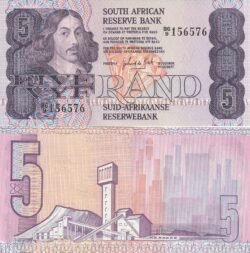 Sudafrica DSF-P-119c, 5 Rand, ND-1978/94, UNC