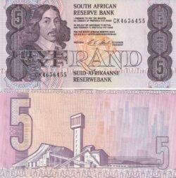 Sudafrica DSF-P-119e, 5 Rand, ND-1978/94, UNC
