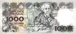 Portugal PTG-P-181a(7), 1.000 Escudos, 3-Agosto-1983, Teófilo Brago, UNC