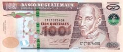Guatemala GTM-P-126o(23), 100 Quetzales, Obispo Fco. Marroquín, UNC