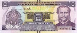 Honduras HON-P-97(22), 2 Lempira, 2022, UNC