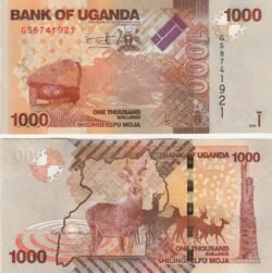 Uganda UGA-P-49(24), 1.000 Schillings, 2024, UNC