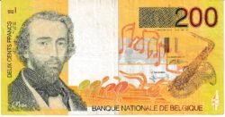 Belgica BEL-P-148, 200 Fcos. Nº 32801794001, ND-1995, Look Scand, VF