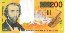 Belgica BEL-P-148, 200 Fcos. ND-1995, Nº 32902472799, Look Scand, VF