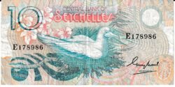 Seychelles SYC-P-28, 10 Rupees, ND-1983, Look Scand, Very FIne