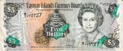 Cayman CYM-P-17, 5 $, 1996, Look Scand, Very Fine