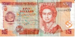 Belice BLC-P-67(16), 5$, 2016, Look Scand, UNC