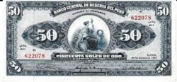 Perú PER-P-89a, 10 Soles, 20-Agosto-1965, Look Scand, XF++