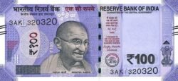 India IDI-P-112(N)25, 100 Rupees,, 20254, Letra "L",  Ghandi, UNC