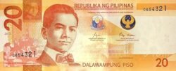 Filipinas, PHI-P-W230, 200 Piso, 2023, Manuel Lquezon, UNC