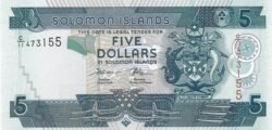 Islas Solomon SLM-P-26(4), 5$, ND-2018, UNC