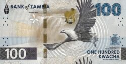 Zambia ZMB-P-W65, 100 Kwacha, 2025, Aguila/Jirafas, UNC